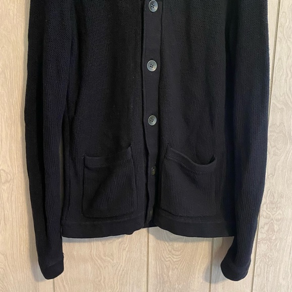 Rag & Bone Avery Shawl Cardigan in Black - Picture 4 of 9